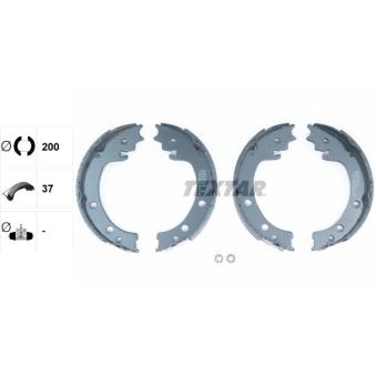Jeu de mâchoires de frein, frein de stationnement TEXTAR OEM 5460077K00