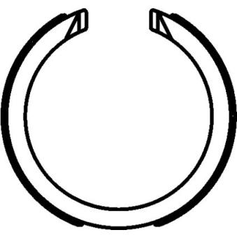 Jeu de mâchoires de frein, frein de stationnement TEXTAR OEM B521030