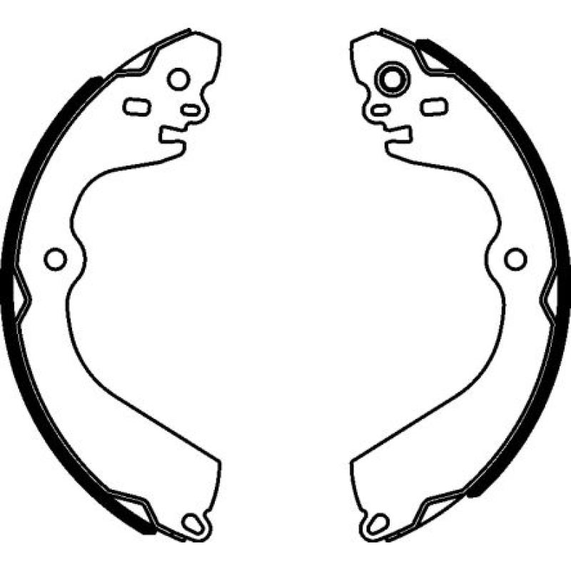 Jeu de mâchoires de frein TEXTAR 91078400 - Visuel 1