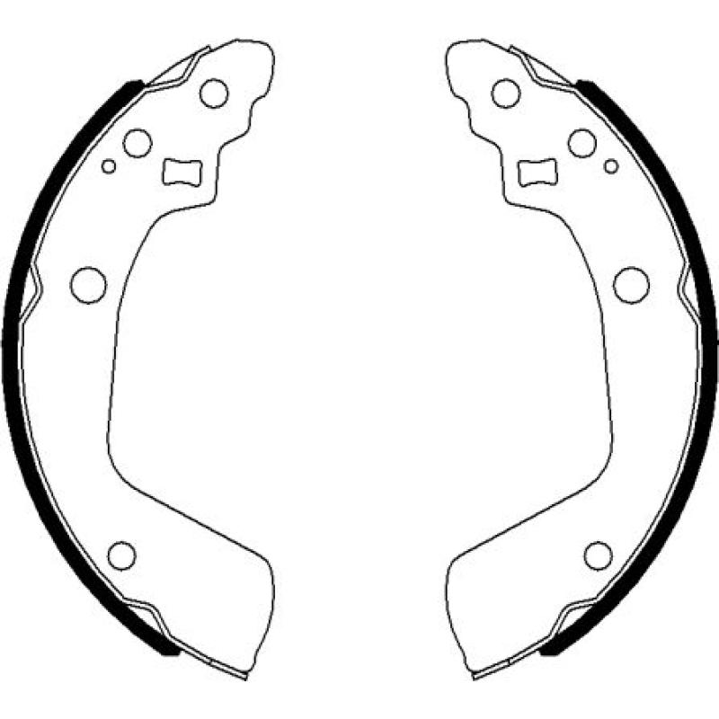 Jeu de mâchoires de frein TEXTAR 91078600 - Visuel 1