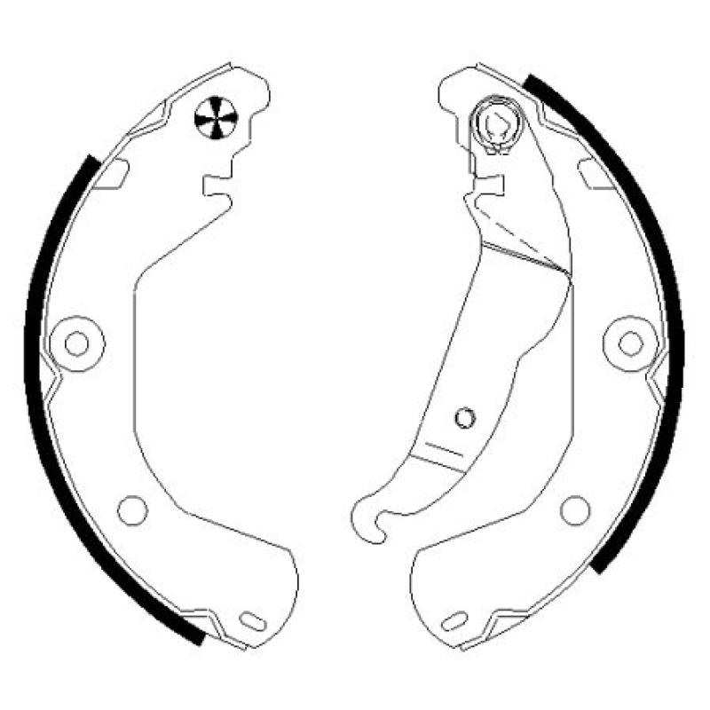 Jeu de mâchoires de frein TEXTAR 91080200 - Visuel 1
