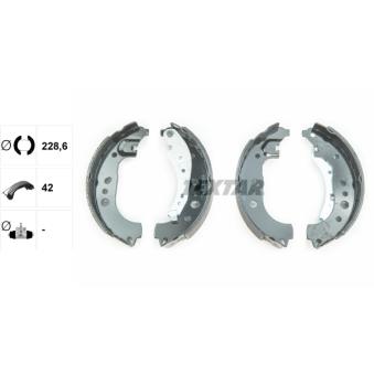 Jeu de mâchoires de frein TEXTAR OEM 440A08042R