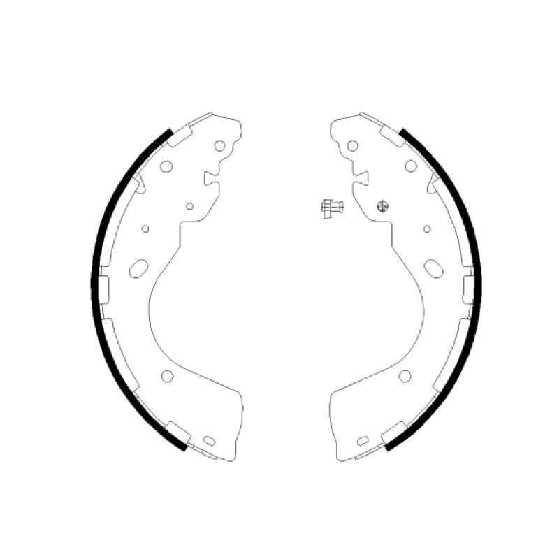Jeu de mâchoires de frein TEXTAR 91081800 - Visuel 1
