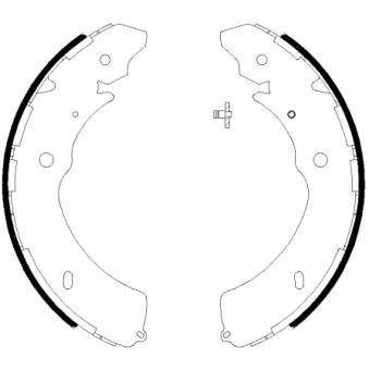 Jeu de mâchoires de frein TEXTAR OEM 5878322570