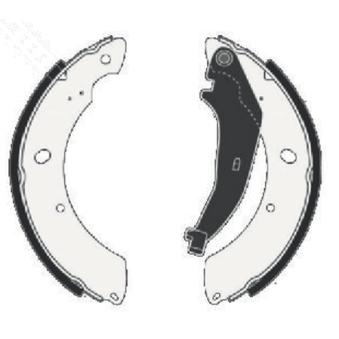 Jeu de mâchoires de frein TEXTAR OEM 05140710AA