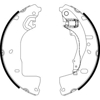 Jeu de mâchoires de frein TEXTAR 91088100 pour CUPRA BORN 58 e-boost - 231cv