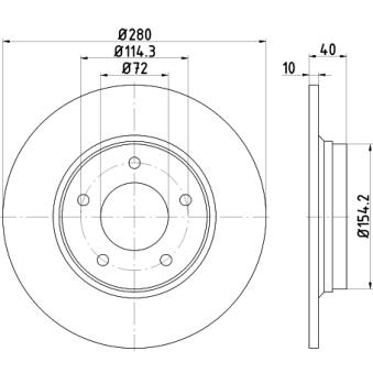 Jeu de 2 disques de frein avant TEXTAR [92181403]
