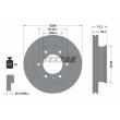 TEXTAR 92223000 - Jeu de 2 disques de frein avant