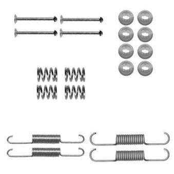 Kit d'accessoires, mâchoires de frein de stationnement TEXTAR [97036200]
