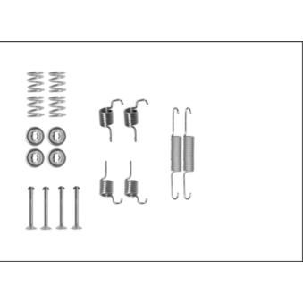 Kit d'accessoires, mâchoires de frein de stationnement TEXTAR [97042600]