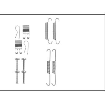 Kit d'accessoires, mâchoires de frein de stationnement TEXTAR [97042700]