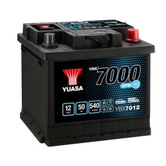 Batterie de démarrage YUASA YBX7012 pour FORD SIERRA 77 e-boost - 231cv