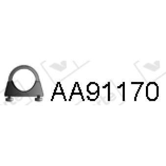 Pièce de serrage, échappement VENEPORTE AA91170 pour BMW Série 3 520 d - 150cv