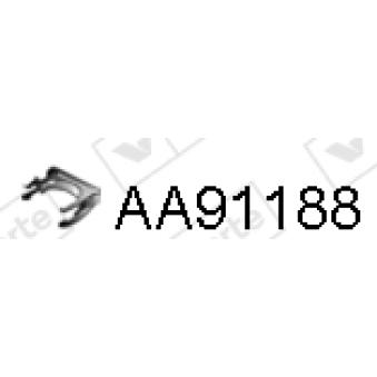 Pièce de serrage, échappement VENEPORTE AA91188 pour LADA LARGUS E 320 CDI - 204cv