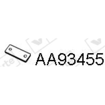 Bandes de caoutchouc, échappement VENEPORTE AA93455 pour AUDI A3 8 - 33cv