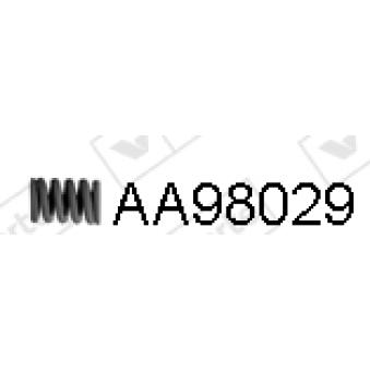 Ressort, tuyau d'échappement VENEPORTE AA98029
