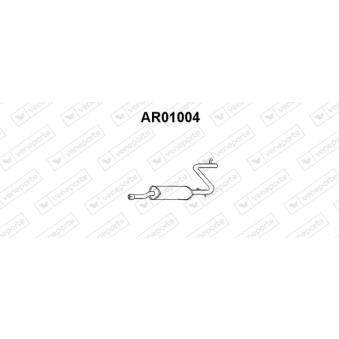 Silencieux central VENEPORTE OEM 542544