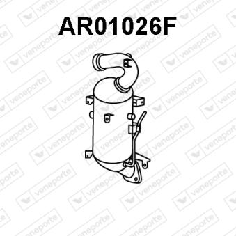 Filtre à particules / à suie, échappement VENEPORTE [AR01026F]