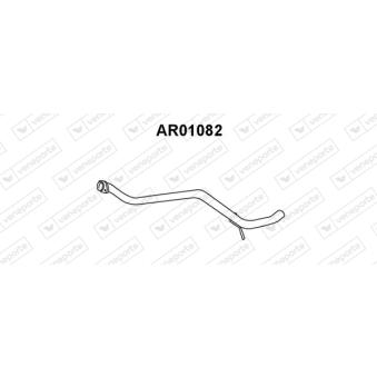 Tuyau d'échappement VENEPORTE [AR01082]