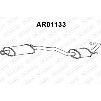 Silencieux avant VENEPORTE OEM 46739669