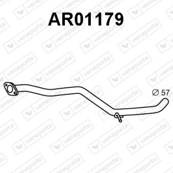 Tuyau d'échappement VENEPORTE AR01179
