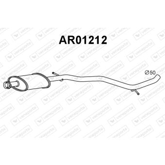 Silencieux central VENEPORTE [AR01212]