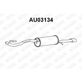 Silencieux arrière VENEPORTE AU03134