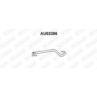 Tuyau d'échappement VENEPORTE OEM 8Z0253057AX