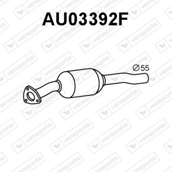 Filtre à particules / à suie, échappement VENEPORTE OEM 4F0254800GX