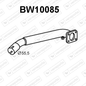 Tuyau d'échappement VENEPORTE [BW10085]