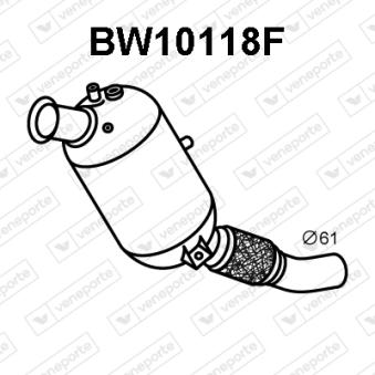 Filtre à particules / à suie, échappement VENEPORTE OEM 18308515604