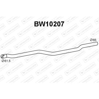 Tuyau d'échappement VENEPORTE [BW10207]