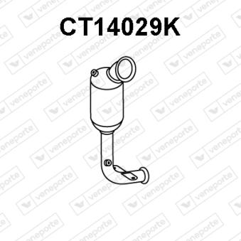 Catalyseur VENEPORTE CT14029K pour CITROEN C4 CACTUS 1.2 THP 110 - 110cv