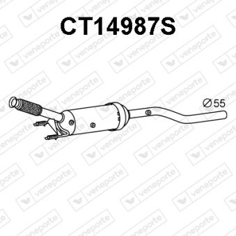 Filtre à particules / à suie, échappement VENEPORTE OEM 1607187080