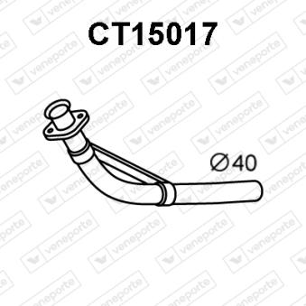 Tuyau d'échappement VENEPORTE OEM 791500384 Tuyau d'échappement VENEPORTE OEM 791500384