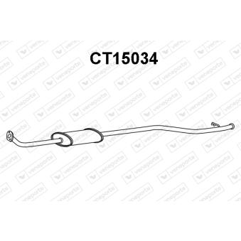 Silencieux avant VENEPORTE OEM 1717FS