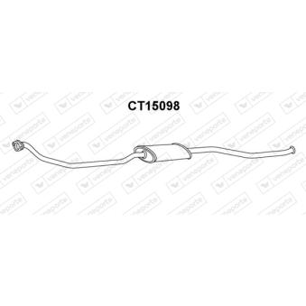 Silencieux central VENEPORTE CT15098