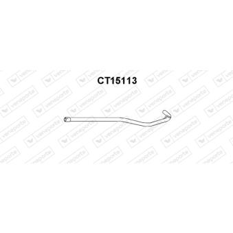 Tuyau d'échappement VENEPORTE CT15113 Tuyau d'échappement VENEPORTE CT15113