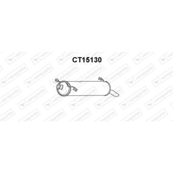 Silencieux arrière VENEPORTE [CT15130]