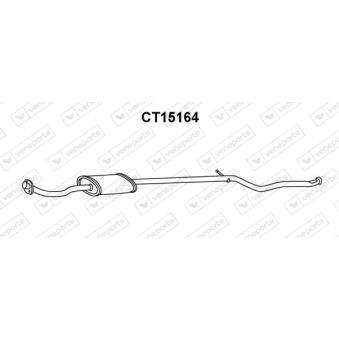 Silencieux avant VENEPORTE OEM 1717AL Silencieux avant VENEPORTE OEM 1717AL