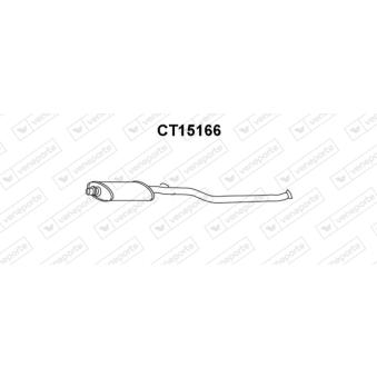 Silencieux central VENEPORTE [CT15166]