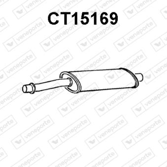 Silencieux avant VENEPORTE OEM 171751 Silencieux avant VENEPORTE OEM 171751