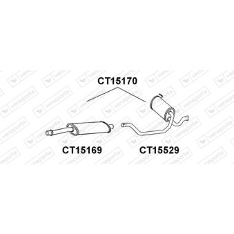 Silencieux avant VENEPORTE OEM 171751 Silencieux avant VENEPORTE OEM 171751