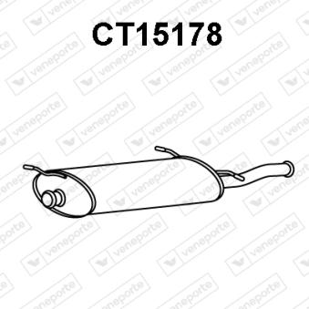 Silencieux arrière VENEPORTE [CT15178]