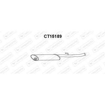 Silencieux avant VENEPORTE OEM 9456187980