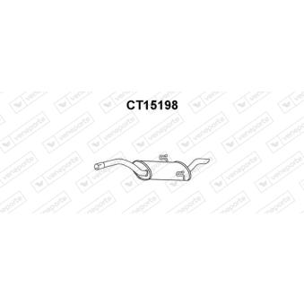 Silencieux arrière VENEPORTE [CT15198]