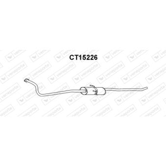 Silencieux avant VENEPORTE OEM 1705f3