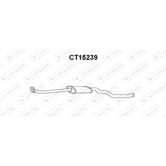 Silencieux avant VENEPORTE [CT15239]