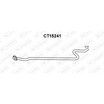 Tuyau d'échappement VENEPORTE OEM 1717R8