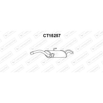 Silencieux arrière VENEPORTE [CT15257]
